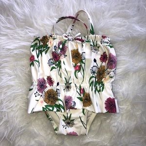 Baby Gap floral bathing suit